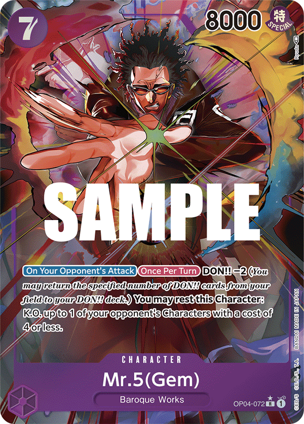 Mr.5(Gem) OP04-072 Alt