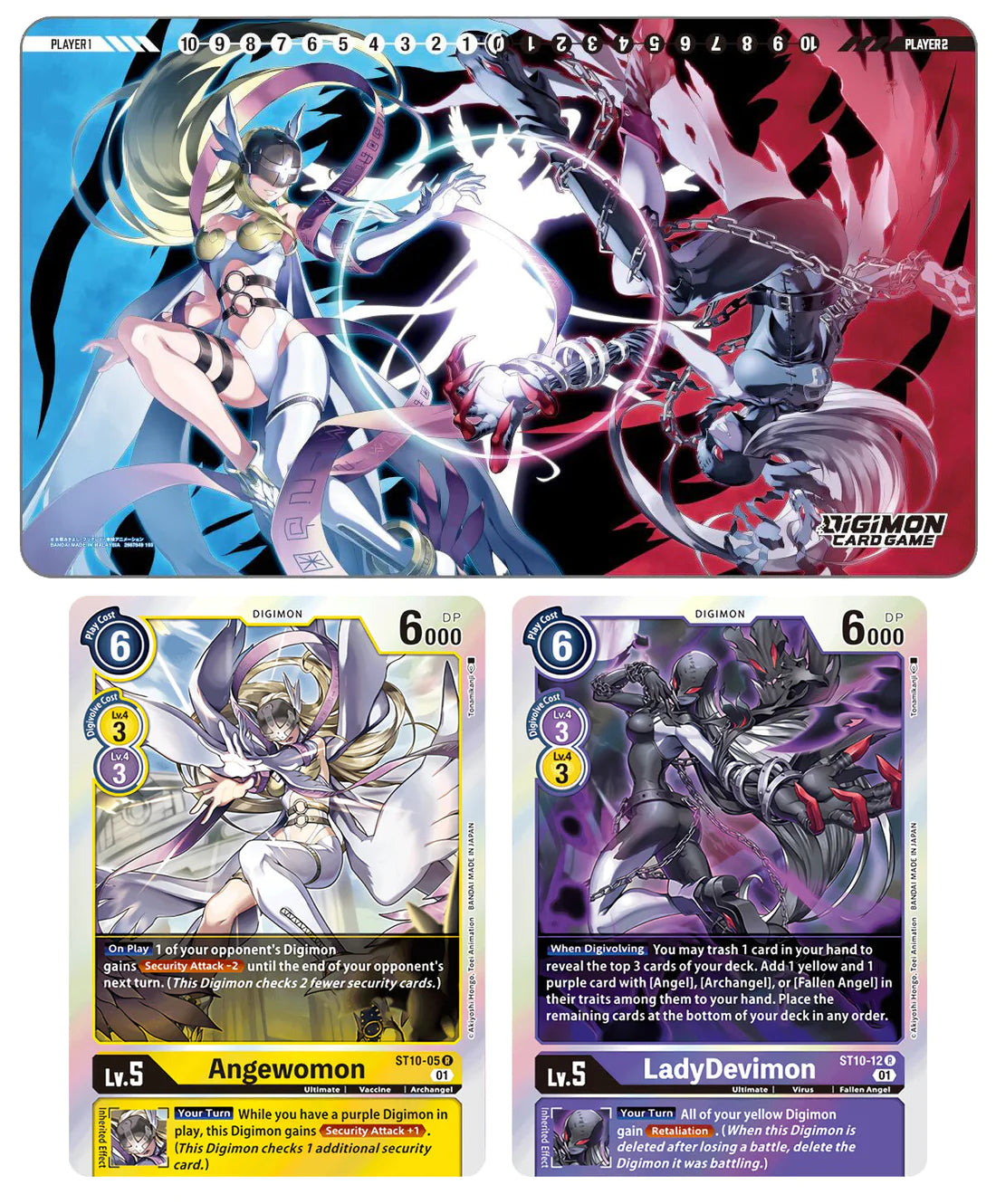 Digimon - Tamer Goods Set - Angewomon & LadyDevimon (PB-14)