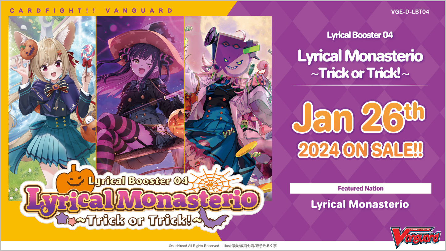Cardfight!! Vanguard Lyrical Booster 04: Lyrical Monasterio VGE-D-LBT04