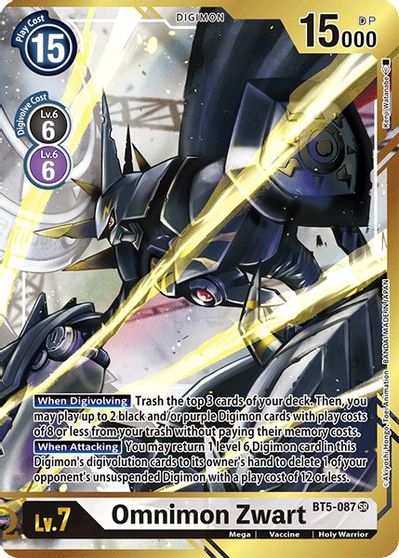 Omnimon Zwart (BT5-087) Alt Kenji