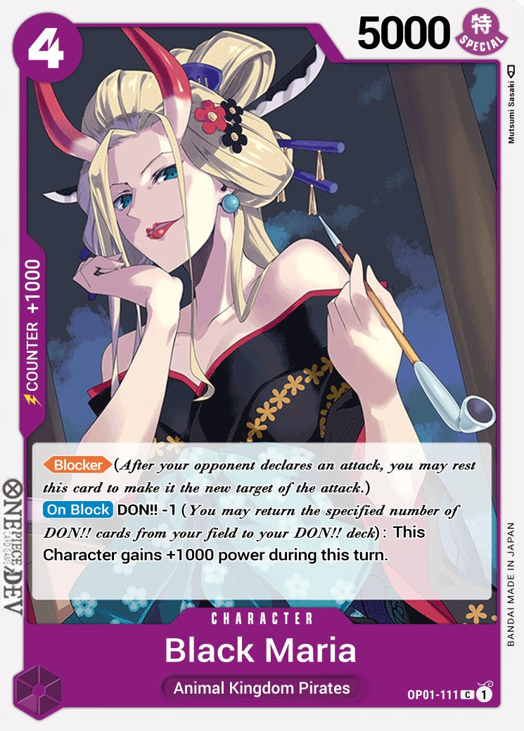 Black Maria OP01-111