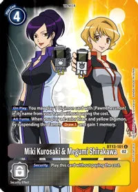 [BT13-101] Miki Kurosaki & Megumi Shirakawa Alt