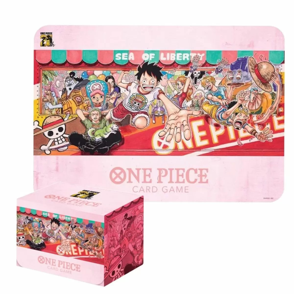 ONE PIECE CARD GAME PLAYMAT AND STORAGE BOX SET