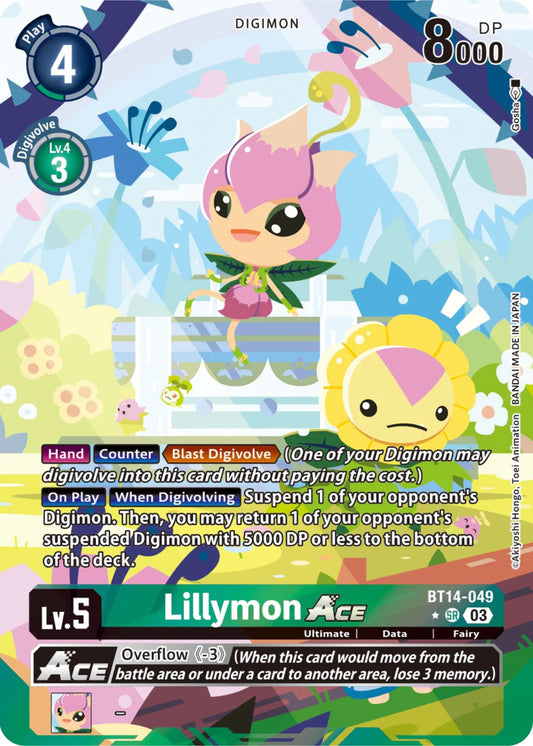 Lillymon ACE BT14-049 ENGLISH ver. Alt Art