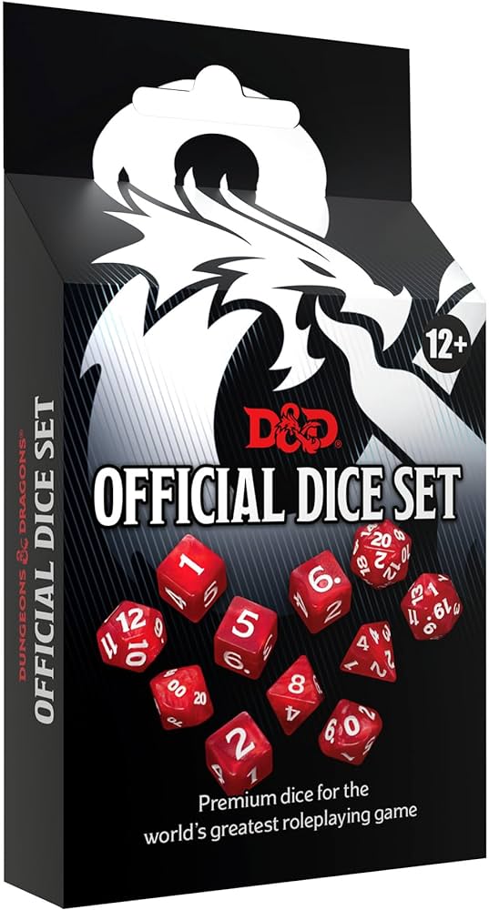 Dungeons & Dragons Official Dice Set