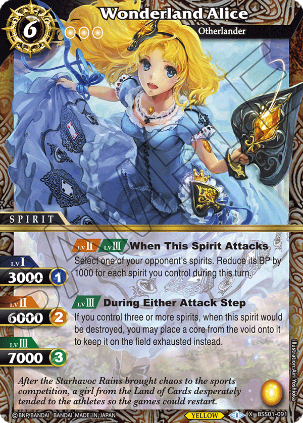 Wonderland Alice BSS01-091