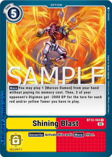 Shining Blast (BT12-104)