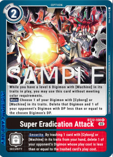 Super Eradication Attack (BT12-108)