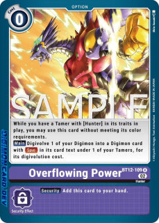 Overflowing Power (BT12-109)