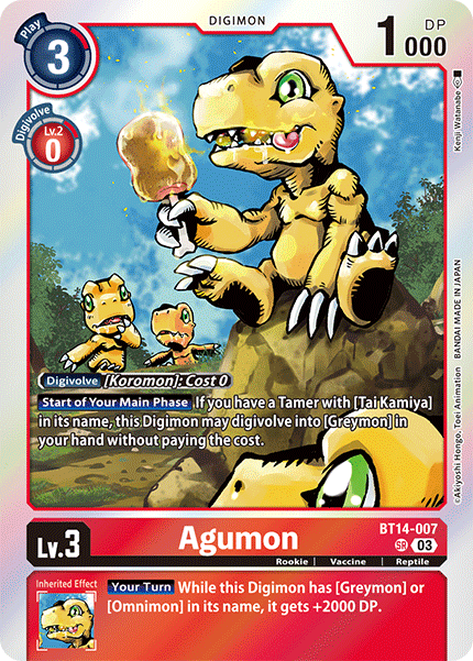 Agumon BT14-007