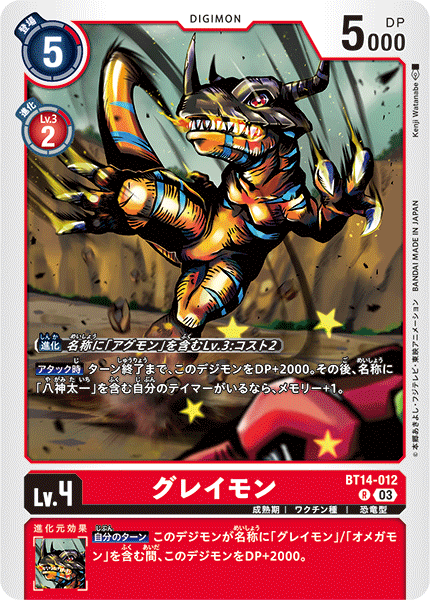 Greymon BT14-012