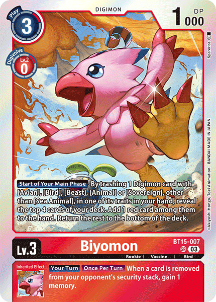 Biyomon BT15-007