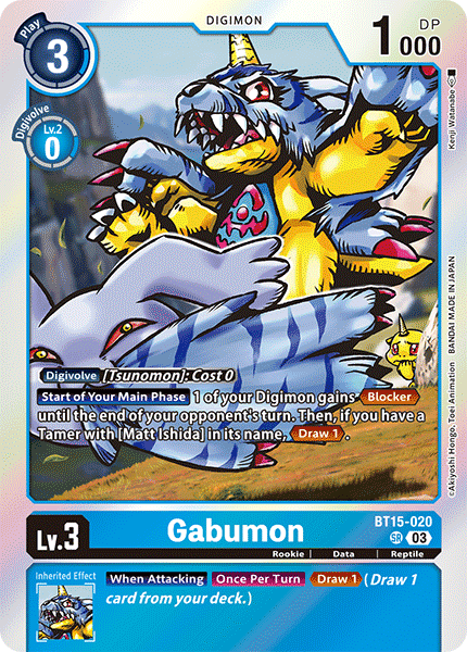 Gabumon BT15-020