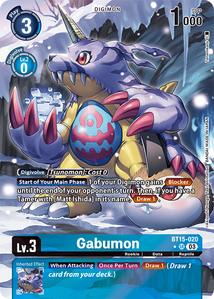 Gabumon BT15-020 Alt