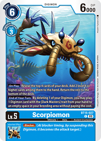 Scorpiomon BT15-027