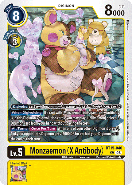 Monzaemon (X Antibody) BT15-040