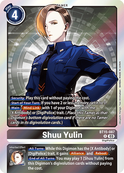 Shuu Yulin BT15-087