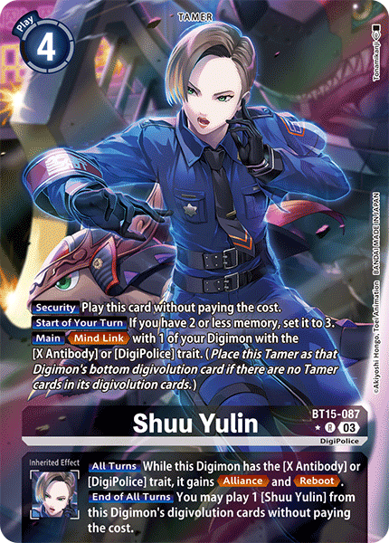 Shuu Yulin BT15-087 Alt