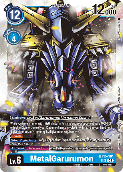 MetalGarurumon BT15-101