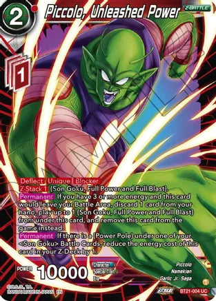 [BT21-004] Piccolo, Unleashed Power