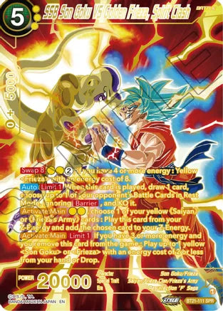 [BT21-111] SSB Son Goku VS Golden Frieza, Spirit Clash (Alt)