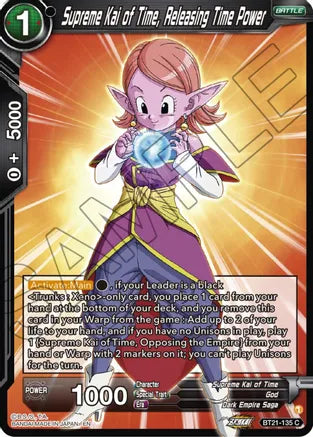 [BT21-135] Supreme Kai of Time, Releasing Time Power