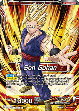 BT22-001 Son Gohan/Son Gohan, Unfaltering Power