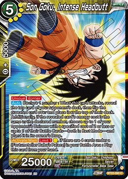 BT22-090 Son Goku, Intense Headbutt