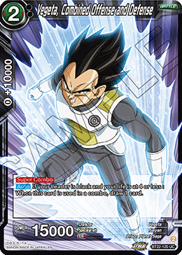 BT22-120 Vegeta, Combined Offense and Defense