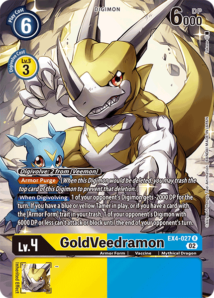 GoldVeedramon EX4-027 Alt