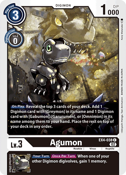 Agumon EX4-038