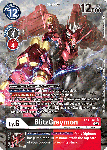 BlitzGreymon EX4-051 ALT