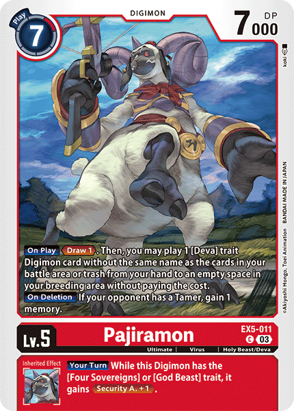 Pajiramon EX5-011