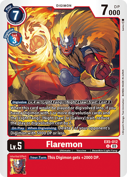 Flaremon EX5-012