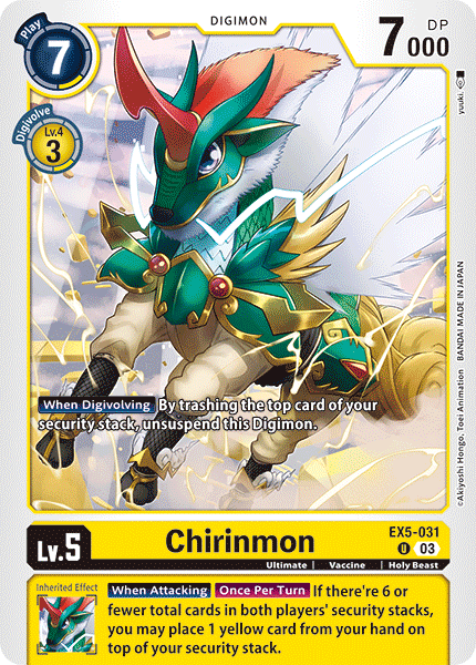 Chirinmon EX5-031