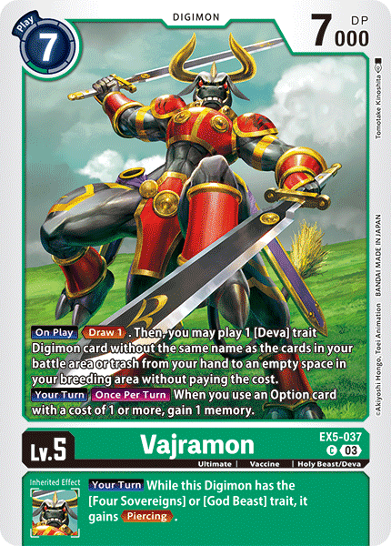 Vajramon EX5-037