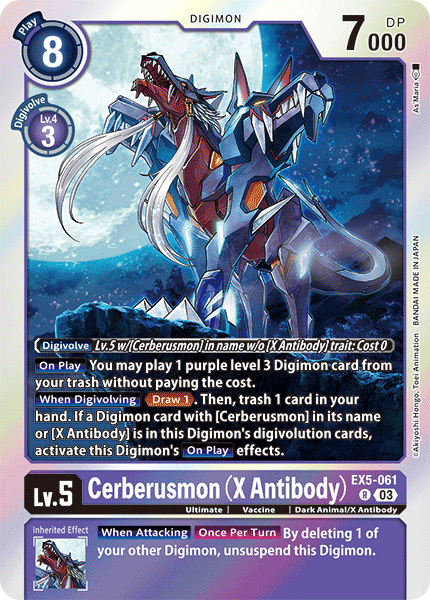 Cerberusmon (X Antibody) EX5-061