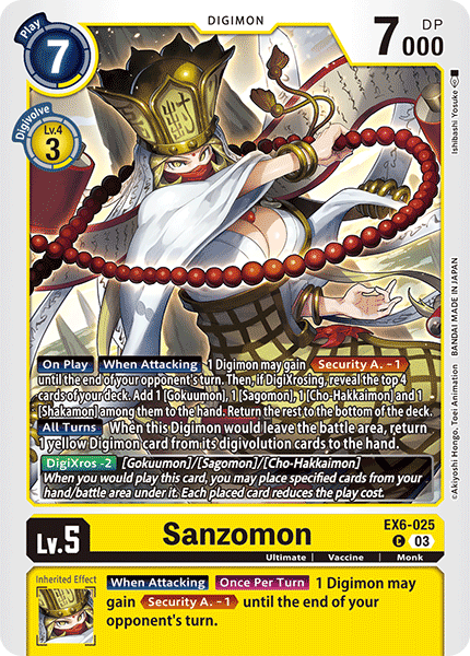 Sanzomon EX6-025