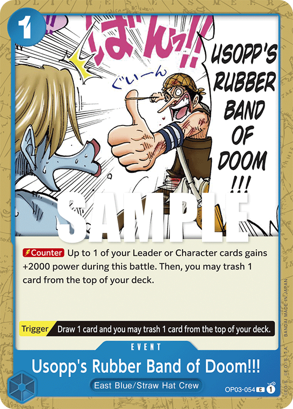 Usopp's Rubber Band of Doom!!! OP03-054