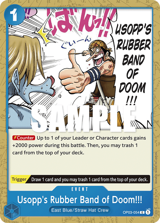 Usopp's Rubber Band of Doom!!! OP03-054