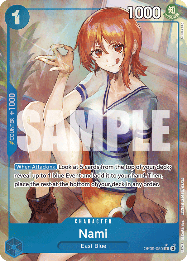 Nami OP09-050 Alt Art