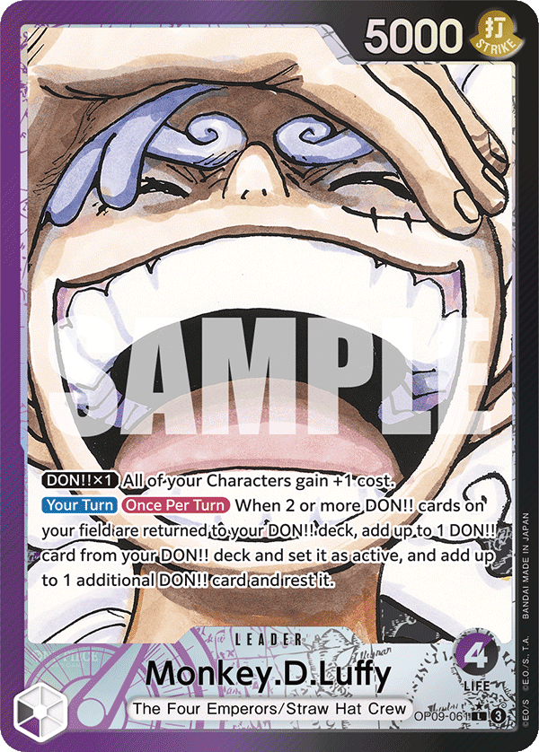 Monkey.D.Luffy OP09-061 Alt Art