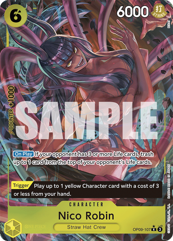 Nico Robin OP09-107 Alt Art