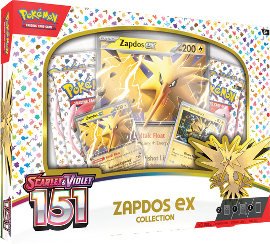 Pokémon TCG - Scarlet and Violet 151 Box Zapdos Ex