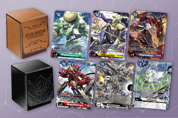 Digimon - Deck Box and Card Set - Black