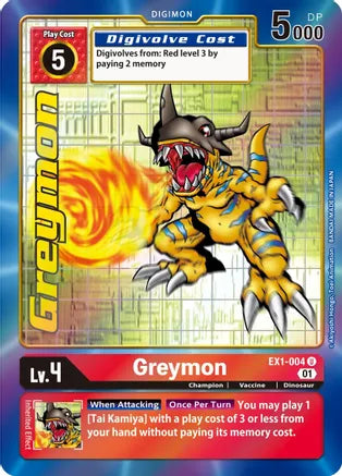Greymon (EX1-004) Alt