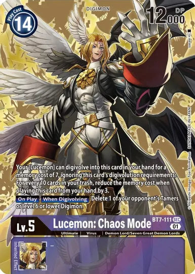 Lucemon: Chaos Mode (BT7-111) Alt