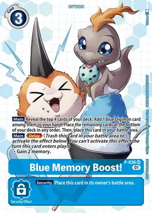 Blue Memory Boost! (P-036)