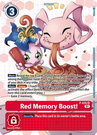 Red Memory Boost! (P-035)