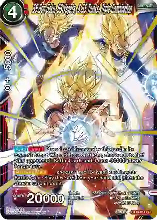 SS Son Goku, SS Vegeta, & SS Trunks, Triple Combination (BT19-011)